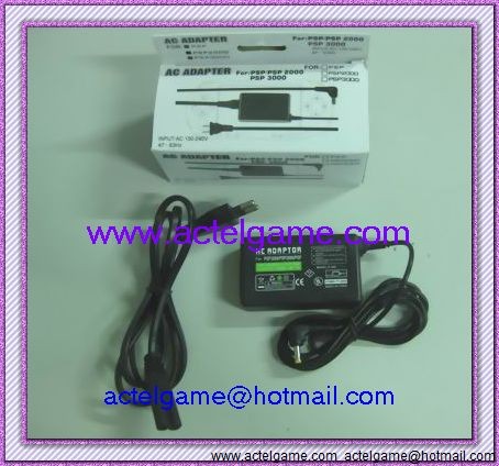 PSP1000 AC شاحن محول التيار المتردد لعبة PSP التبعي