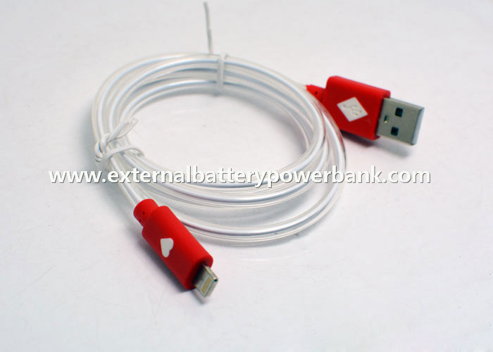 8PIN البرق نقل البيانات كبل USB مع الصمام الضوء الأحمر لiPhone5 5S 6 6Plus
