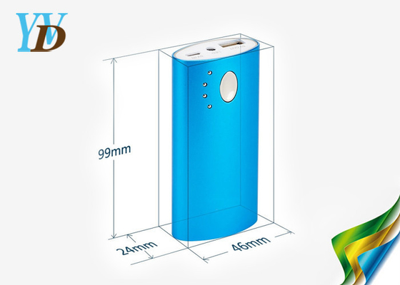 القابلة لإعادة الشحن السفر المحمولة النسخ الاحتياطي 6000mAh بطارية المحمول ليثيوم أيون قوة البنك الأزرق