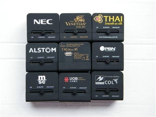 ضوء عالمي USB شاحن السفر المحمولة، 5V 1000MA / 2 واجهة USB