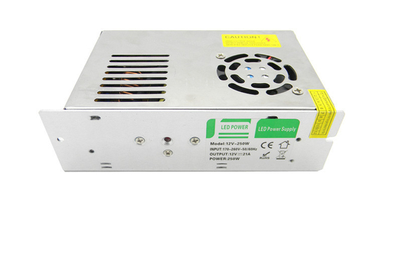 عالية الكفاءه التبديل محول التيار الكهربائي DC12V 250W، وشهادة CE