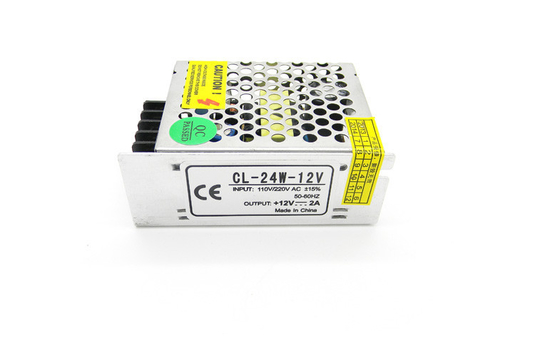كاميرا 12V 2A 25W المعادن فتش الدوائر التلفزيونية المغلقة حيد إخراج الجهد امدادات الطاقة تيار مستمر