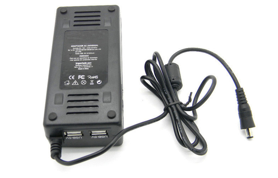 استبدال 24VDC التيار المتردد إلى العاصمة محول الطاقة USB ثنائي 90W مع أضواء LED