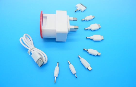 ثابت الحالي عالمي USB شاحن السفر 5V 2.0A المملكة المتحدة التوصيل، FCC الجزء 15B