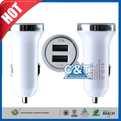 الروبوت العالمي USB محول الطاقة شاحن سيارة للهواتف الذكية