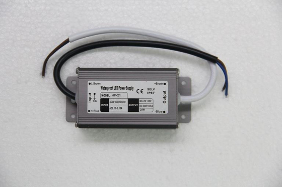 21W المستمر AC الحالي إلى العاصمة امدادات الطاقة 20V العاصمة، 650MA ماء LED التيار الكهربائي