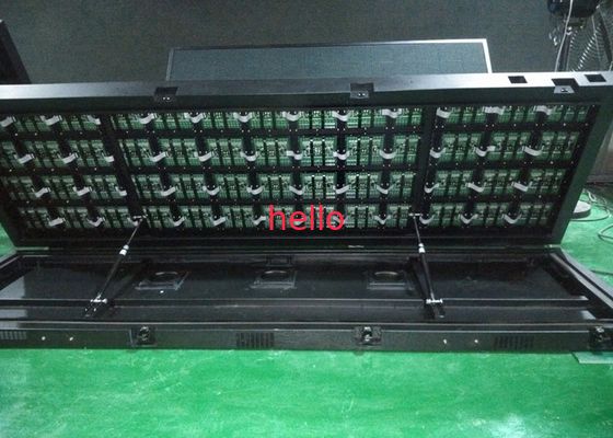PH10 DIP346 الاعلانات في الهواء الطلق شاشة LED مع 1/4 الحالي المستمر المسح الضوئي