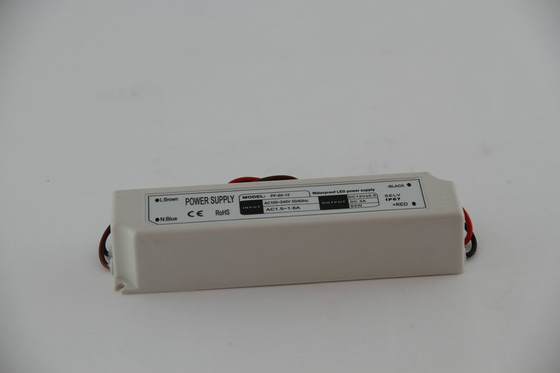 للماء IP67 60W الجهد المستمر الصمام سائق 120V AC، حالة من البلاستيك معزولة