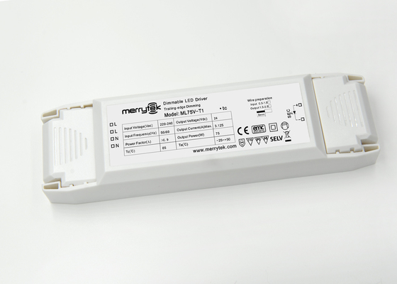 غير - وميض عكس الضوء 24V الجهد المستمر الصمام سائق سائق 75W ضوء LED قطاع