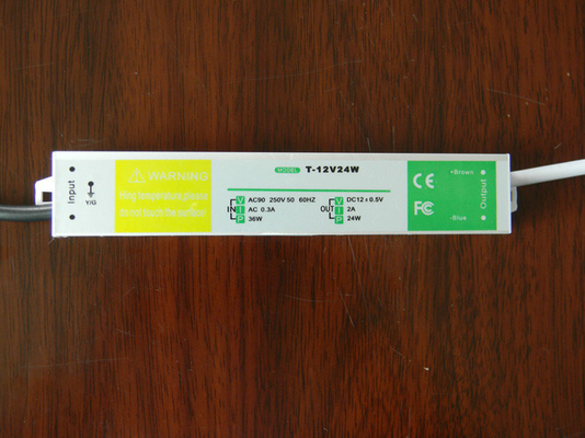 DC12V 3A الصمام سائق مقاوم للماء IP67 36W لفد معتمد للضوء LED