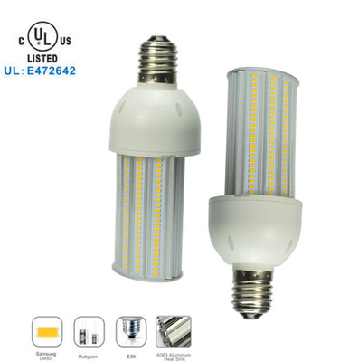 36W السلطة العليا الصمام Wallpack 110LM / ث، في الهواء الطلق IP65 للماء لمبة بقيادة مصباح الذرة