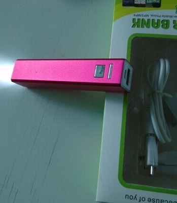 3200mAh بطارية الأرجواني مستطيل الشكل USB المحمولة السلطة حزمة لأجهزة الكمبيوتر المحمول