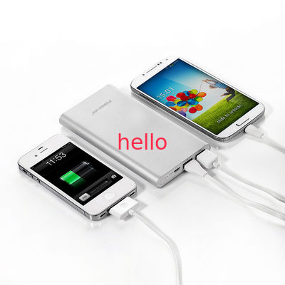 العالمي 10000MAH المحمولة الهواتف المحمولة قوة البنك ليثيوم بوليمر خلية الشحن السريع