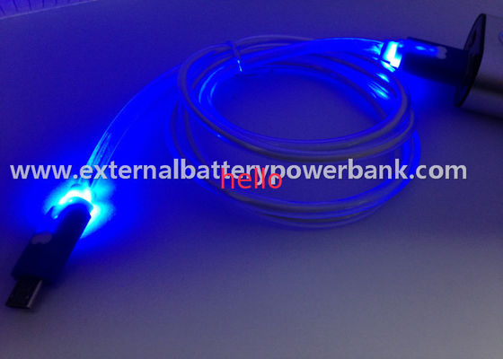 الصمام الخفيفة 4 ألوان مايكرو نقل البيانات كابل بيانات USB / USB كيبل شحن