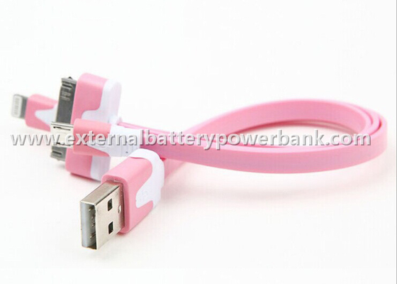 ملونة 3 في 1 USB نقل البيانات كبل USB لفون / سامسونج