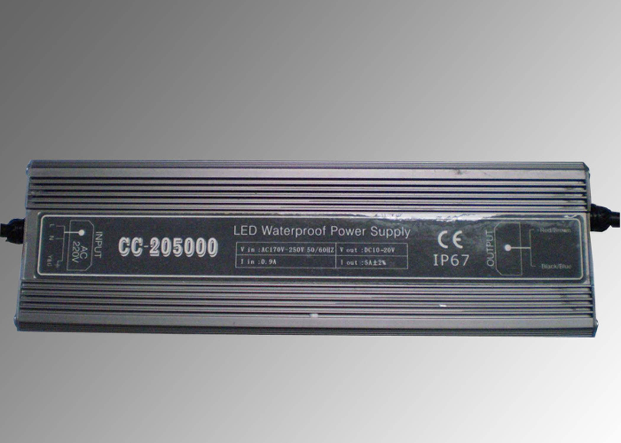 3000 ساعة DC24V 72W لون واحد غسالة الجدار LED مع مادة IP65 الكمبيوتر